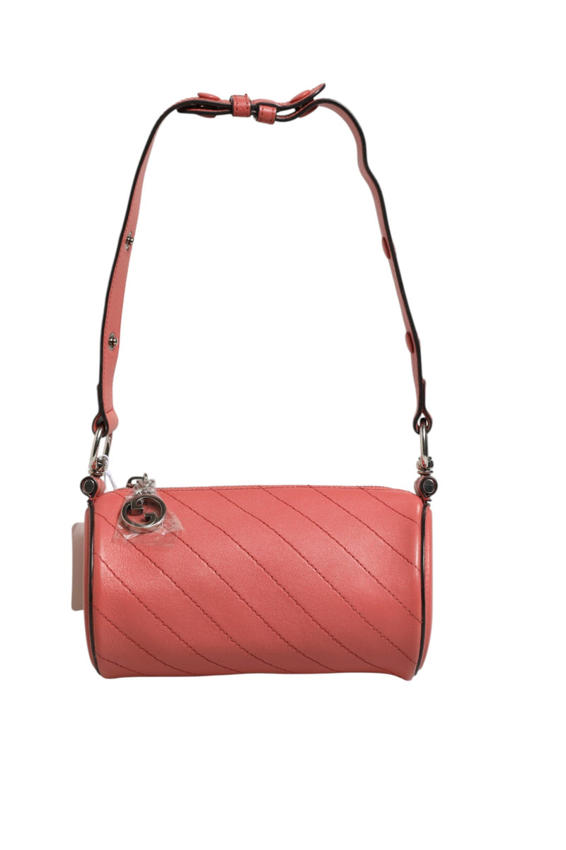 Gucci Blondie Mini Shoulder Bag in Pink Leather