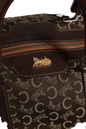 Celine Dark brown and Gold logo duffel