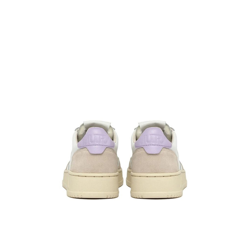 Autry White Leather Low Top Sneakers for Women