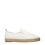 Espadrilles en cuir blanc Jimmy Choo