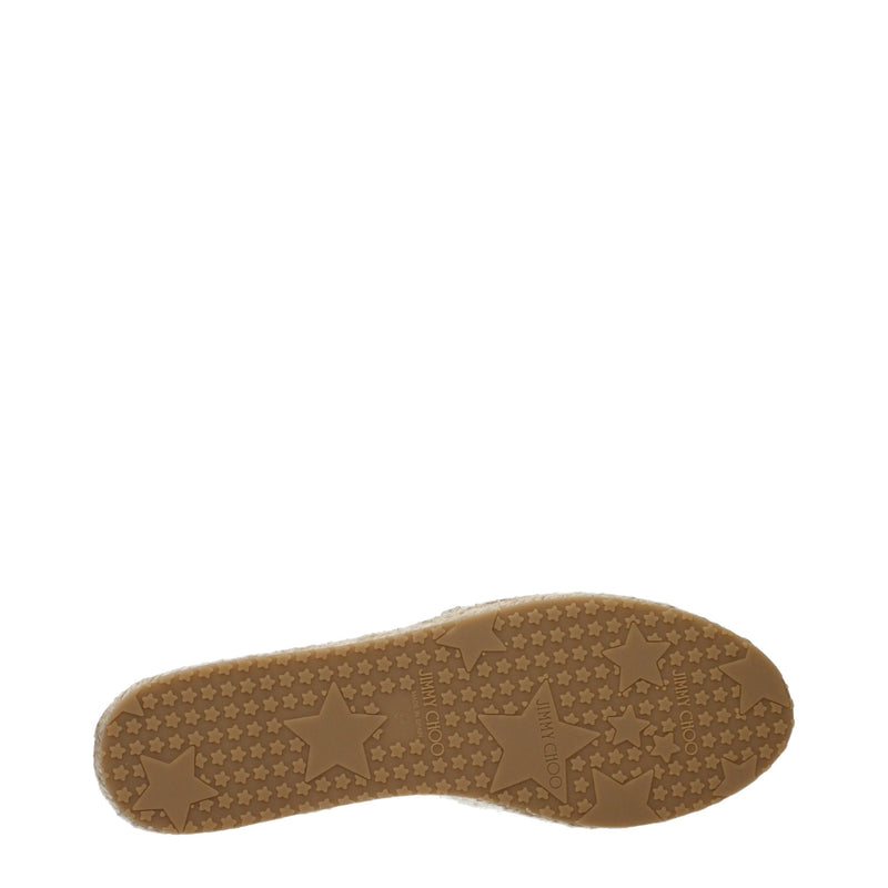 Espadrilles en cuir blanc Jimmy Choo