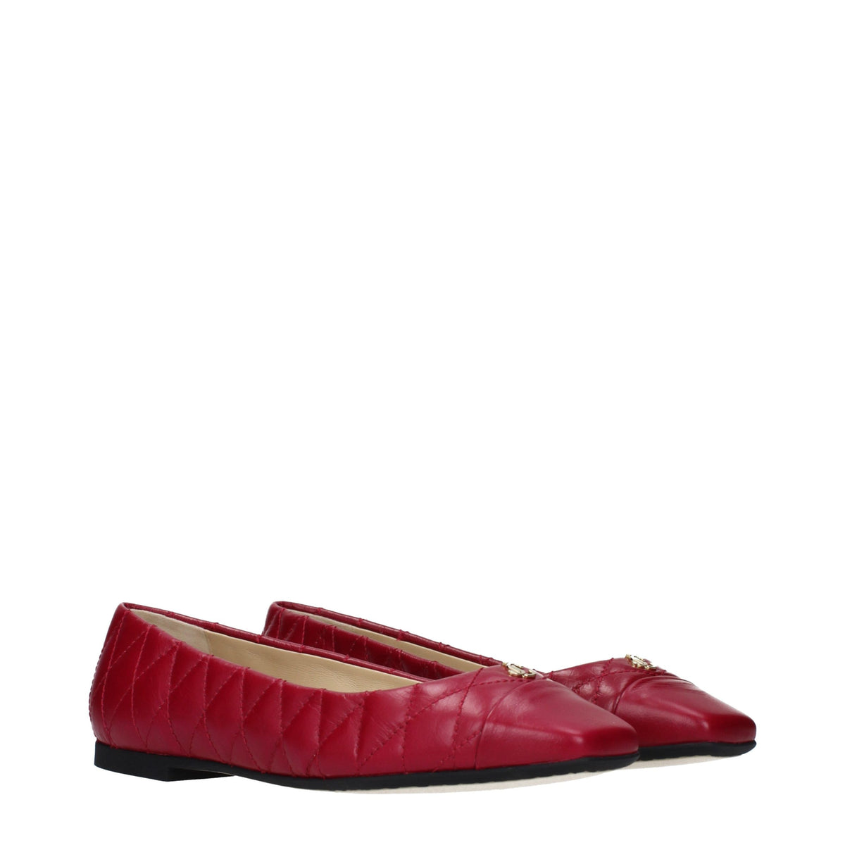 Jimmy Choo Pink Leather Ballet Flats for Women