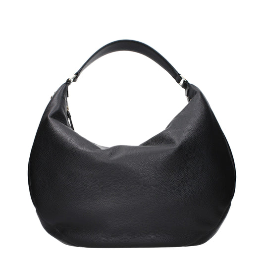 Jimmy Choo Black Leather Shoulder Bag - Elegant & Stylish
