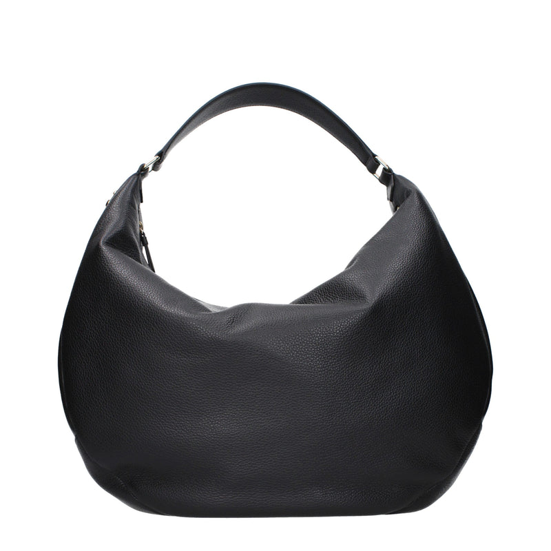 Sac à bandoulière en cuir noir Jimmy Choo