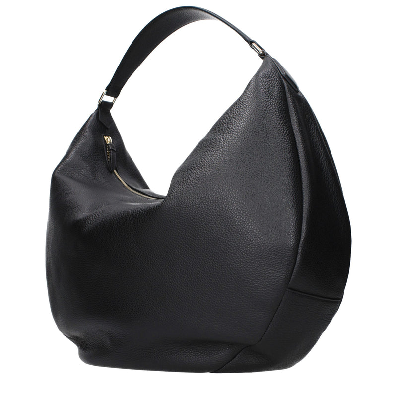 Sac à bandoulière en cuir noir Jimmy Choo