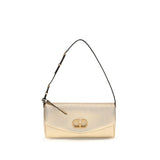 Sac bandoulière Valentino Garavani doré en cuir d'agneau Ovis Aries