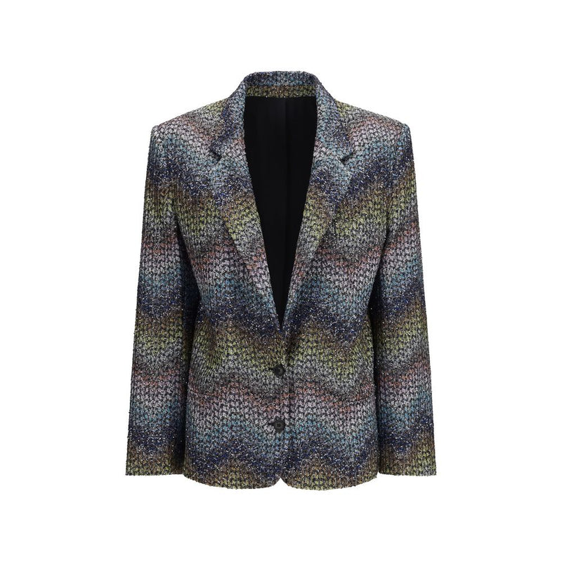 Missoni Multicolor Viscose Blazer with Sequins - SS26
