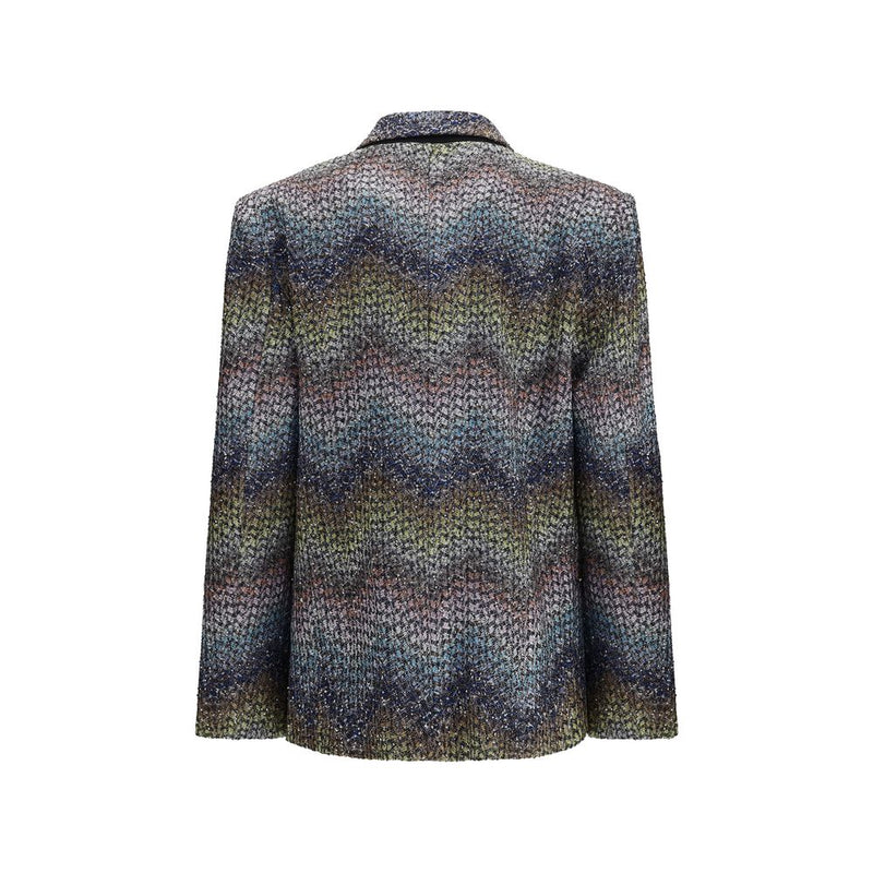 Missoni Multicolor Viscose Blazer with Sequins - SS26