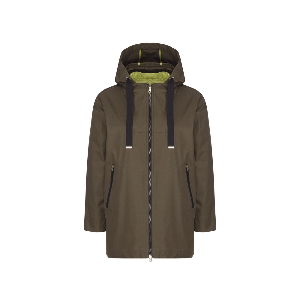 Herno Bicolor Cotton Coat for Women