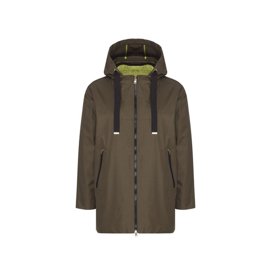 Herno Bicolor Cotton Coat for Women