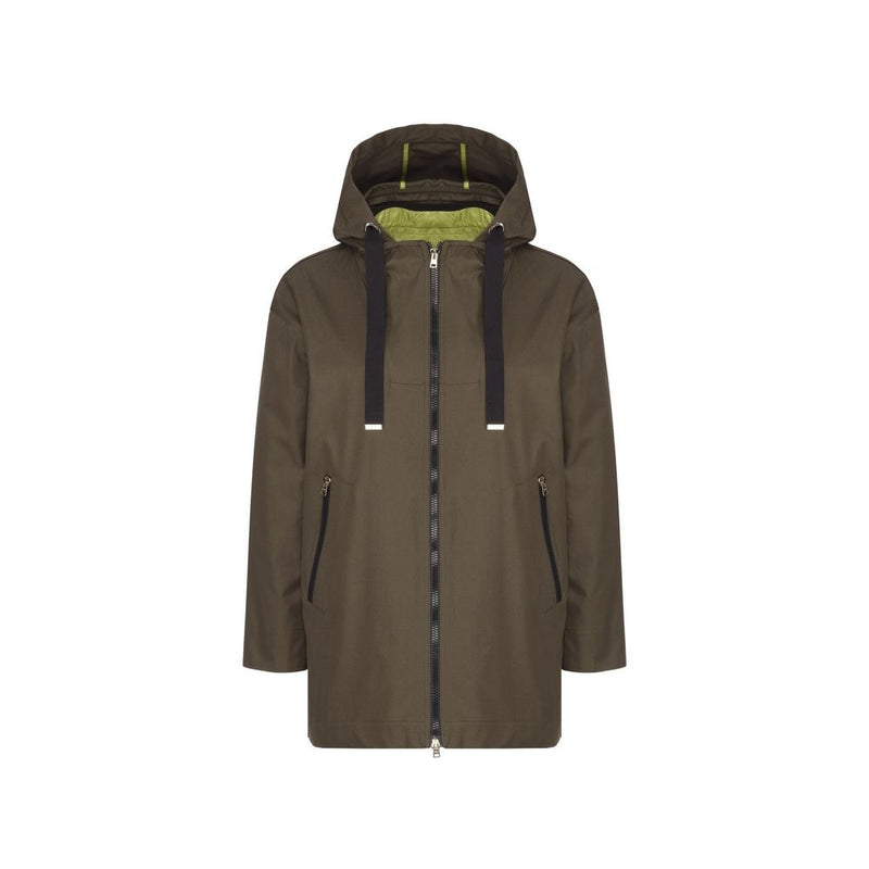 Herno Bicolor Cotton Coat for Women