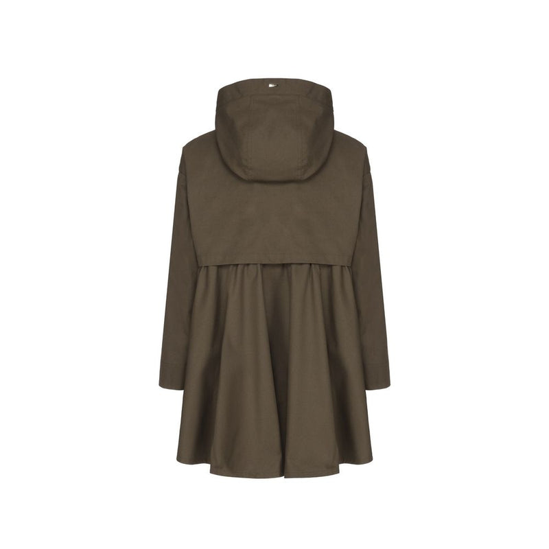 Herno Bicolor Cotton Coat for Women