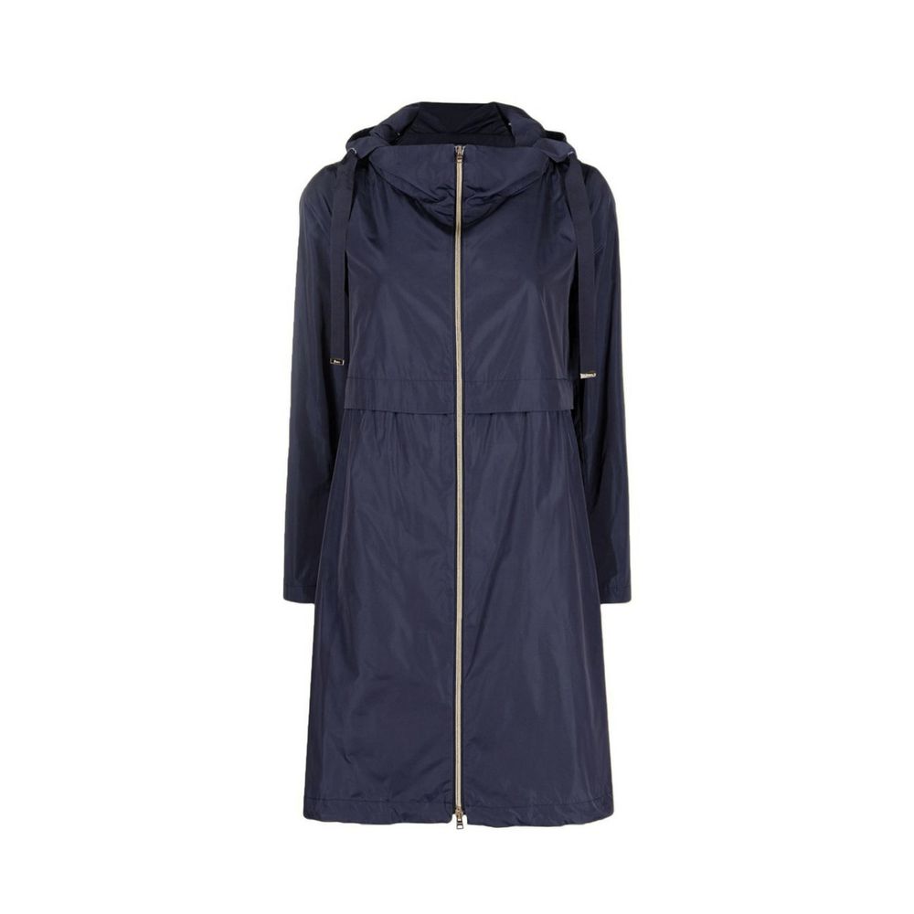 Herno Blue Polyester Coat for Women