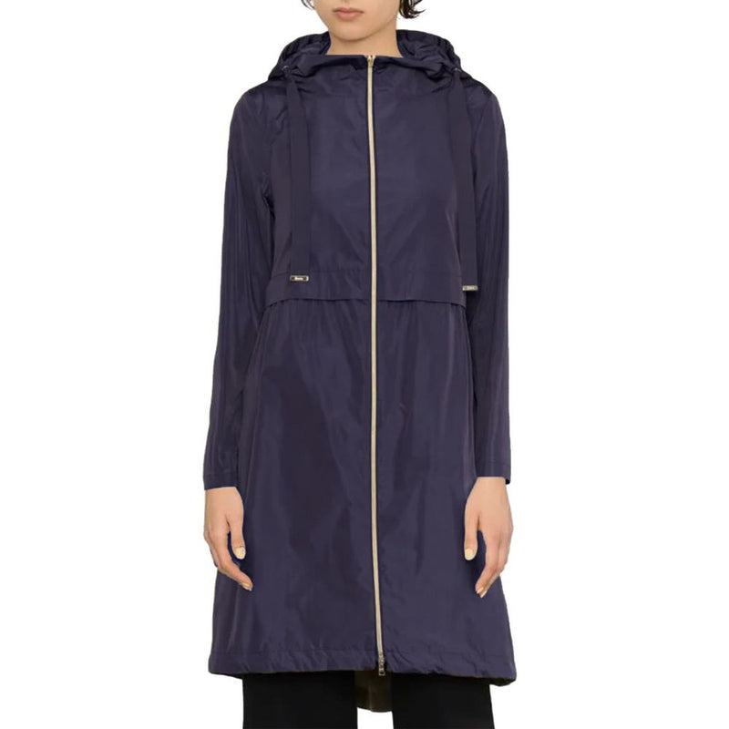 Herno Blue Polyester Coat for Women