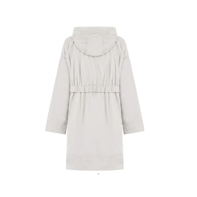 Herno Gray Elastane Coat for Women