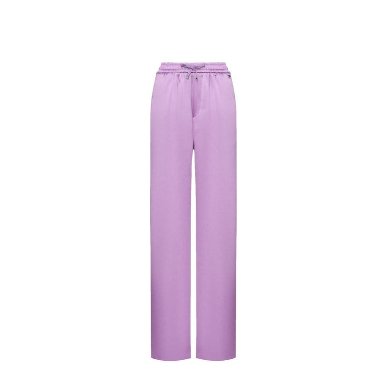 Herno Purple Polyester Casual Pants for Women