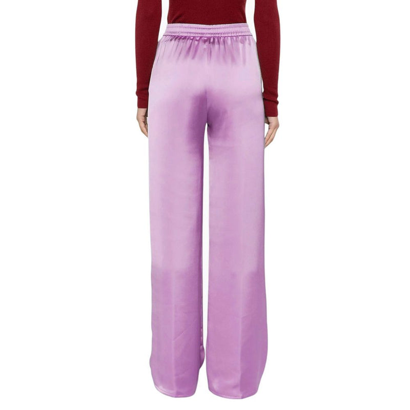 Herno Purple Polyester Casual Pants for Women