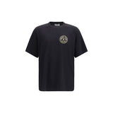 Versace Jeans Couture Black Cotton Logo T-Shirt for Men