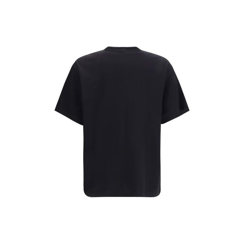 Versace Jeans Couture Black Cotton Logo T-Shirt for Men