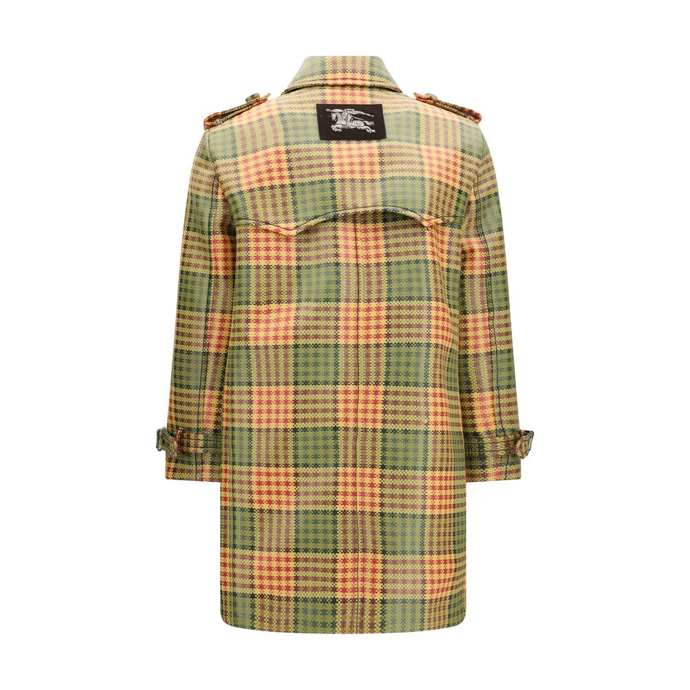 Burberry Summerside Check Multicolor Trench Coat