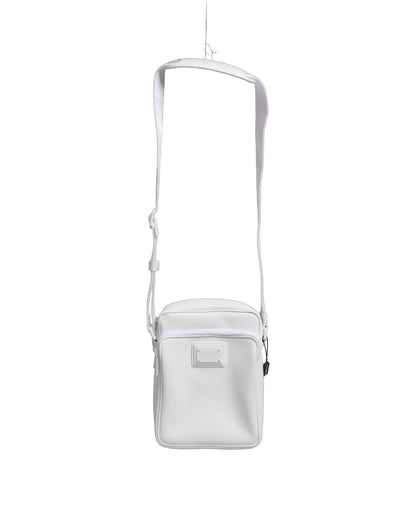 Dolce & Gabbana White Logo Plaque Crossbody Shoulder Borse Men Bag