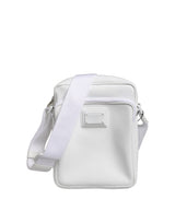 Dolce & Gabbana White Logo Plaque Crossbody Shoulder Bag for Men