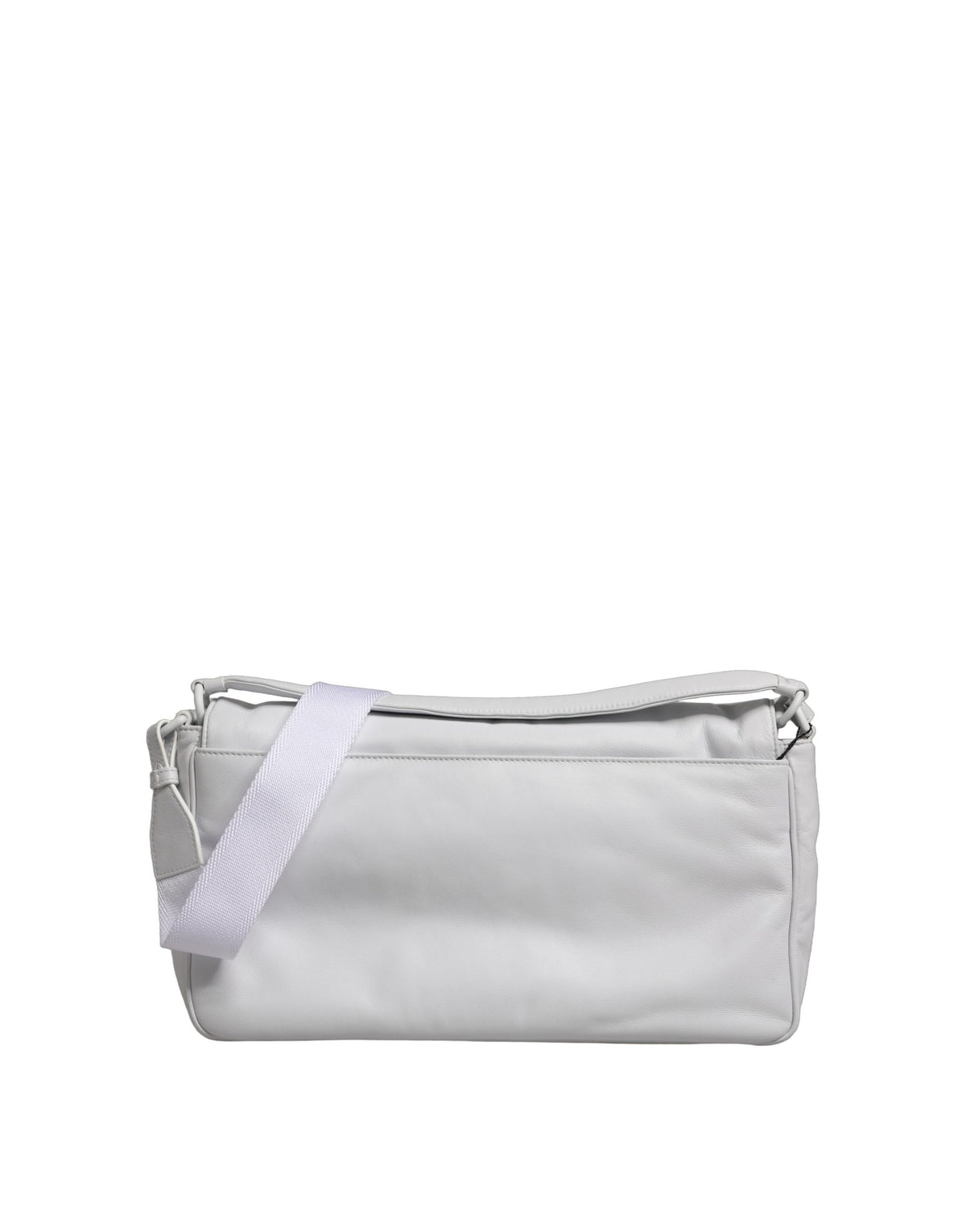 Dolce & Gabbana White Logo Plaque Crossbody Bag for Women