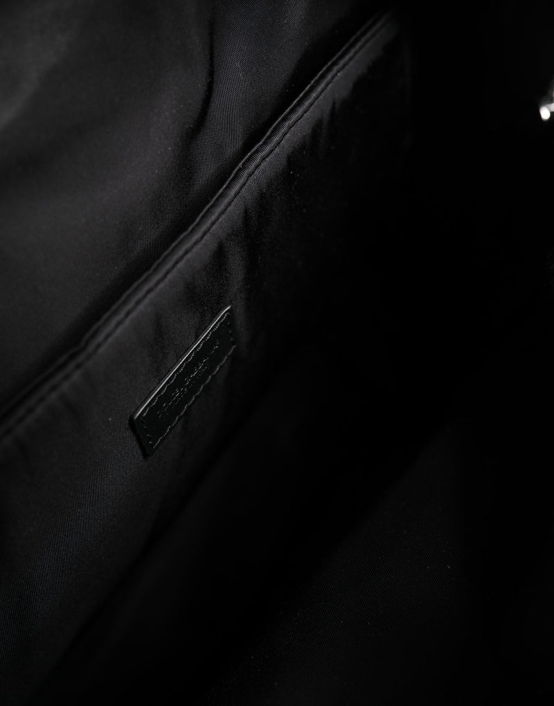 Dolce & Gabbana Black Millenial Stars Nylon Travel Backpack
