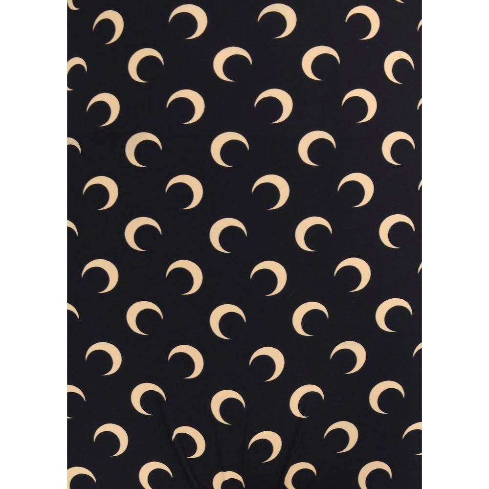 Marine Serre Brown Polyamide Moon Jumpsuit