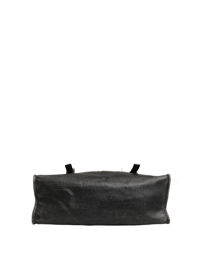 Dolce & Gabbana Military Green Two Tone Messenger Shoulder Bag