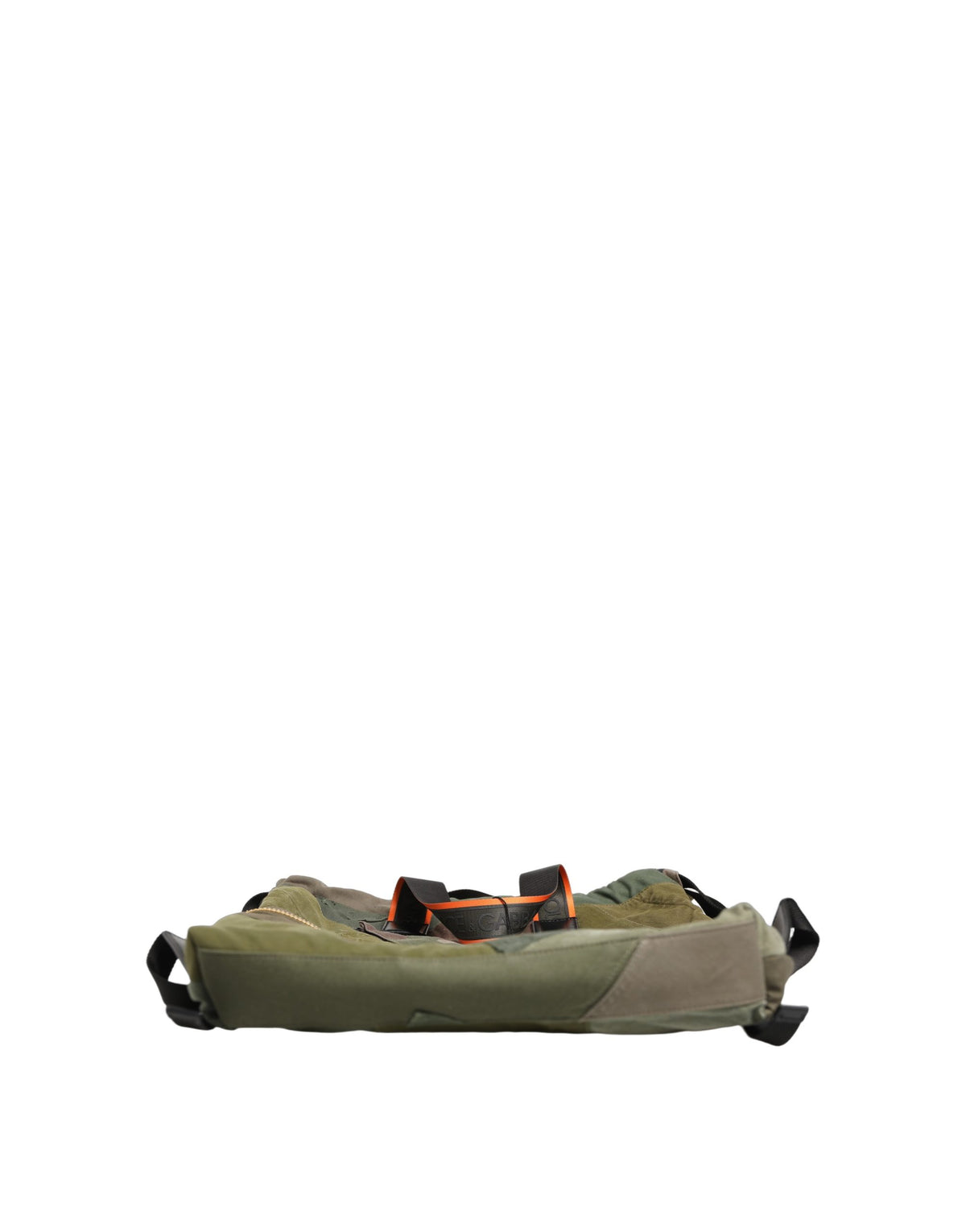 Dolce & Gabbana Military Green Patchwork Rucksack Backpack