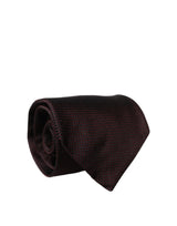 Dolce & Gabbana Black Red Patterned 100% Silk Adjustable Necktie