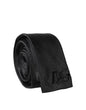 Dolce & Gabbana Black D&G Embroidery Silk Adjustable Men Necktie Tie