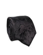 Dolce & Gabbana Black Floral Fantasy Silk Adjustable Men Necktie Tie