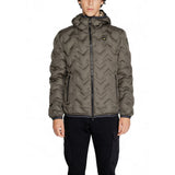 Blauer Bicolor Polyethylene Full-Length Jacket for Men