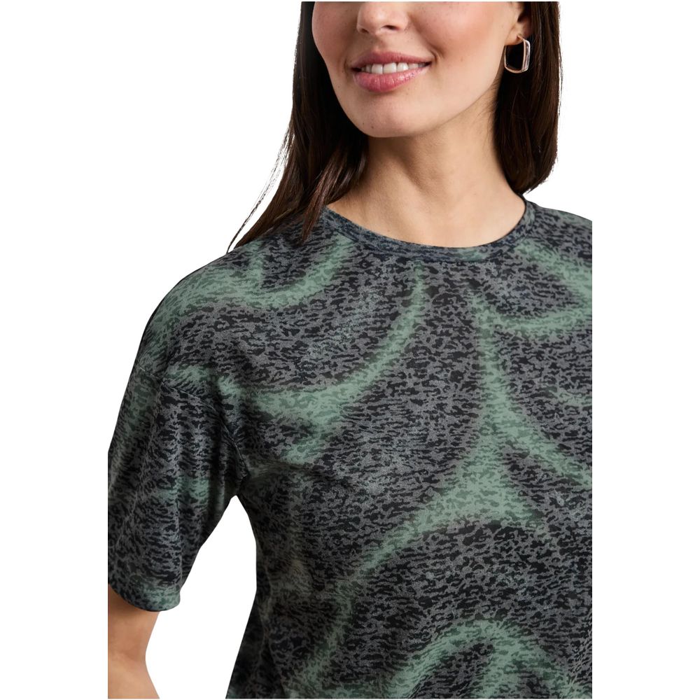 T-Shirt Bicolore en Polyester Street One pour Femme