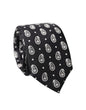 Dolce & Gabbana Black Paisley 100% Silk Adjustable Men Tied Necktie Tie