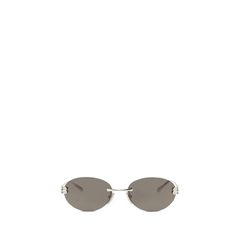 Balenciaga Gossip Silver Metal Sunglasses