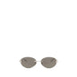 Balenciaga Silver Metal Sunglasses