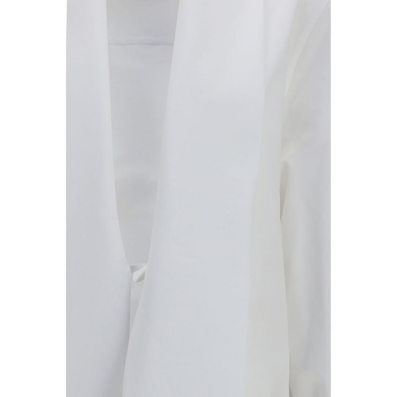 Saint Laurent White Cotton Dress Shirt