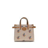 Valentino Garavani Antibes Beige Fabric Handbag