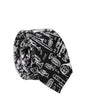 Dolce & Gabbana Black Trumpet Print Silk Adjustable Men Tied Necktie Tie