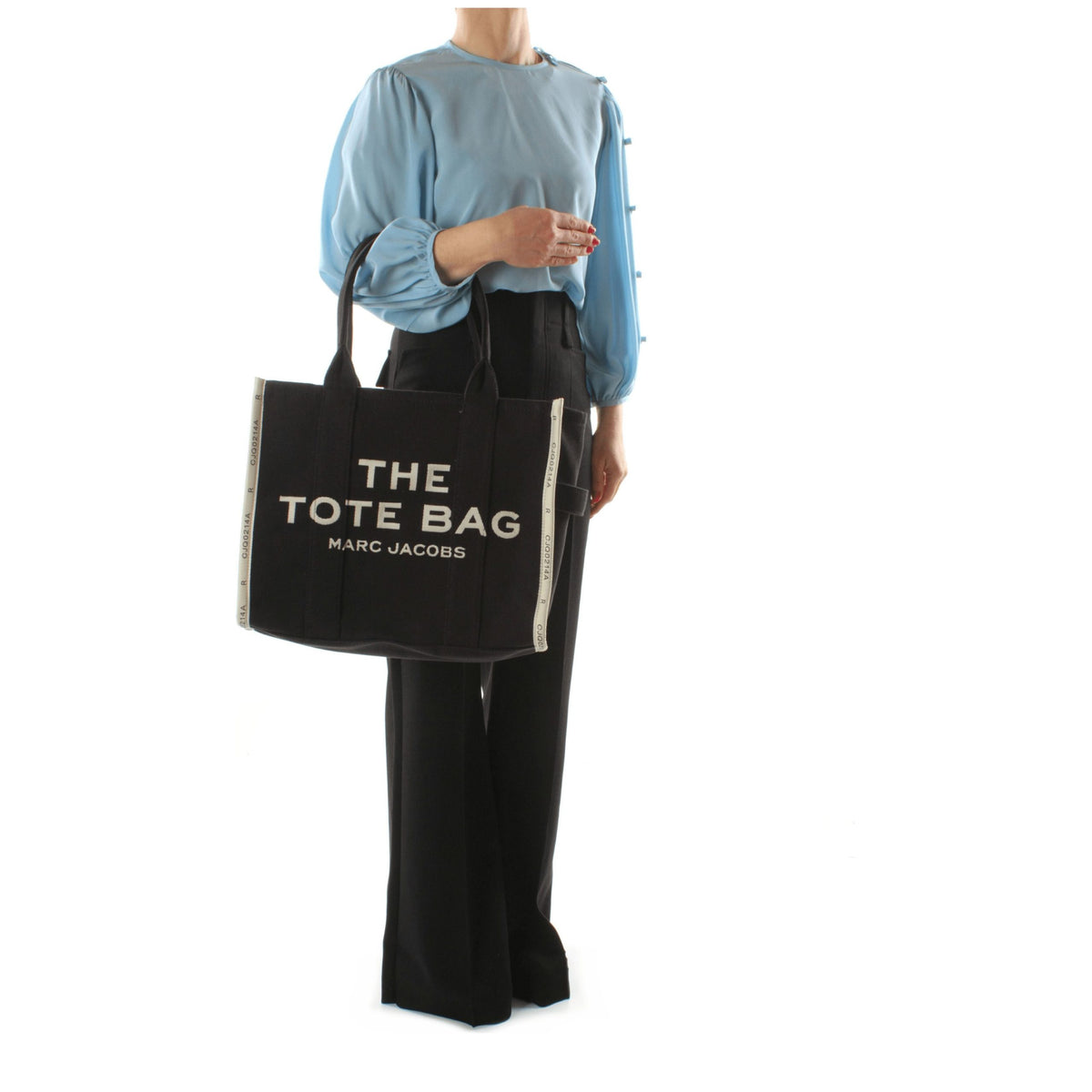 Sac à bandoulière en tissu noir Marc Jacobs