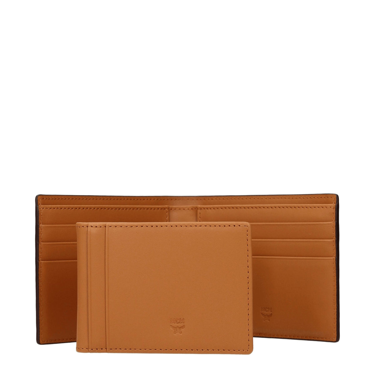 MCM Brown Fabric Wallet - Stylish and Functional Accessory