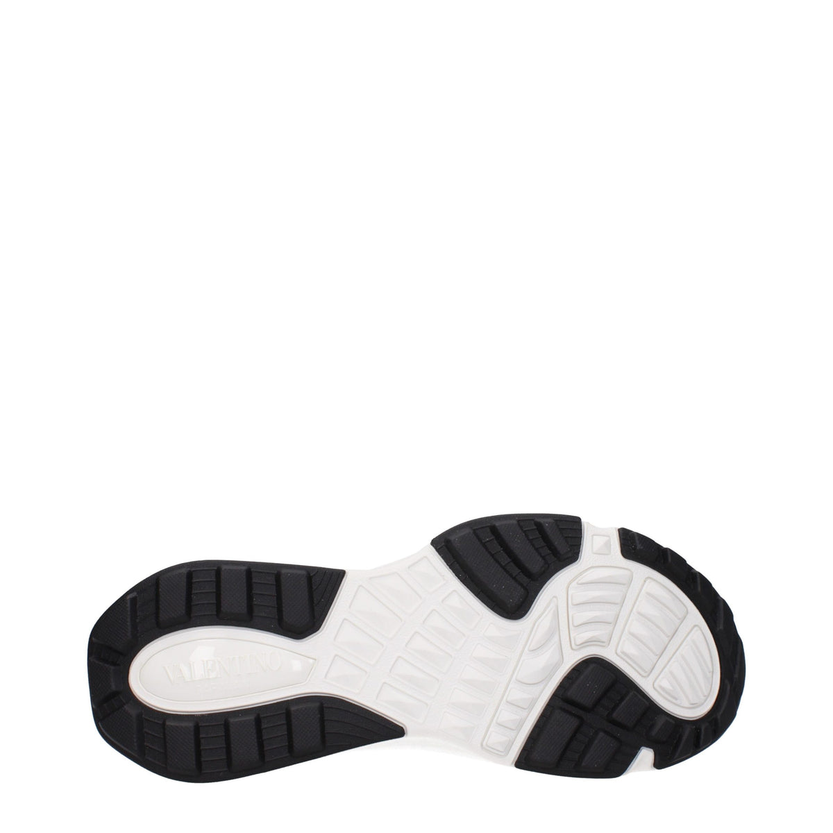 Valentino Garavani White Fabric Athletic Sneakers for Men