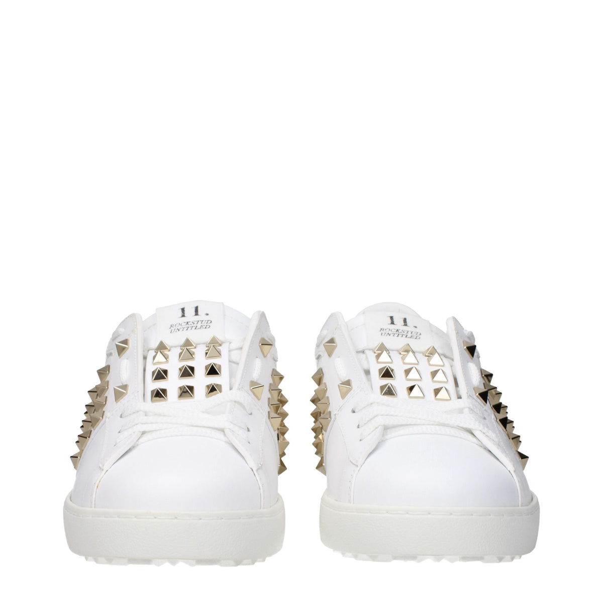 Valentino Garavani White Leather Low Top Sneakers for Men