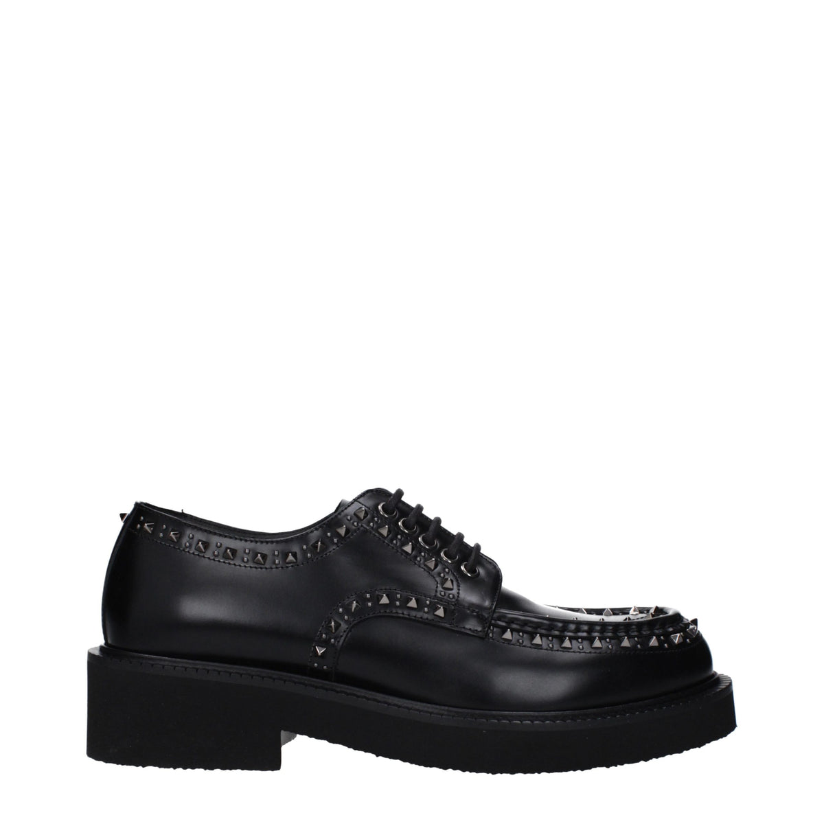 Valentino Garavani Oxfords en Cuir Noir - Élégance et Confort