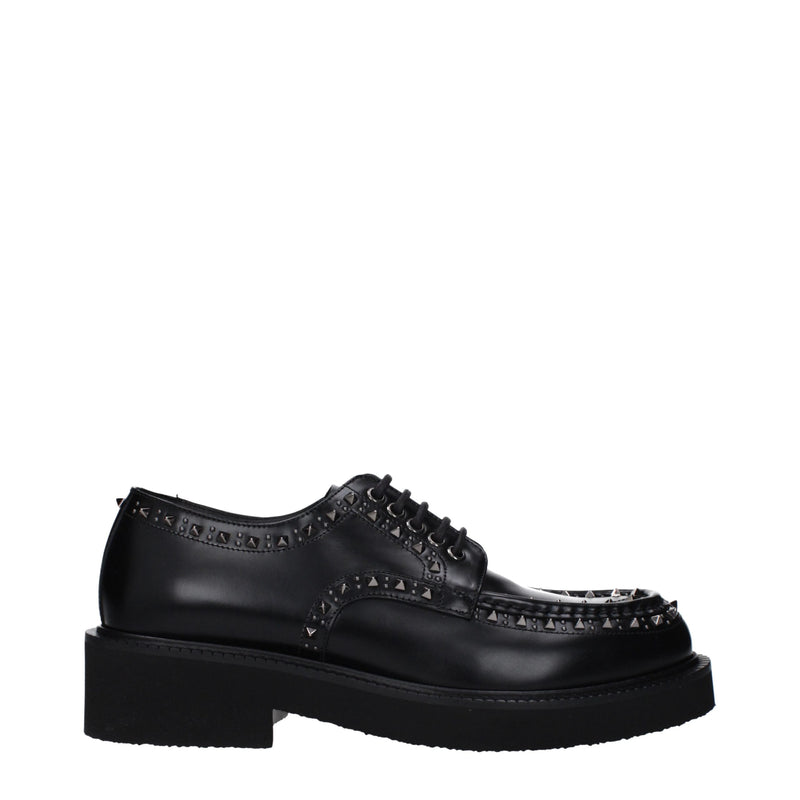 Valentino Garavani Oxfords en Cuir Noir - Élégance et Confort