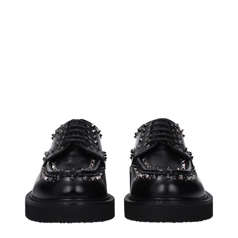 Valentino Garavani Oxfords en Cuir Noir - Élégance et Confort