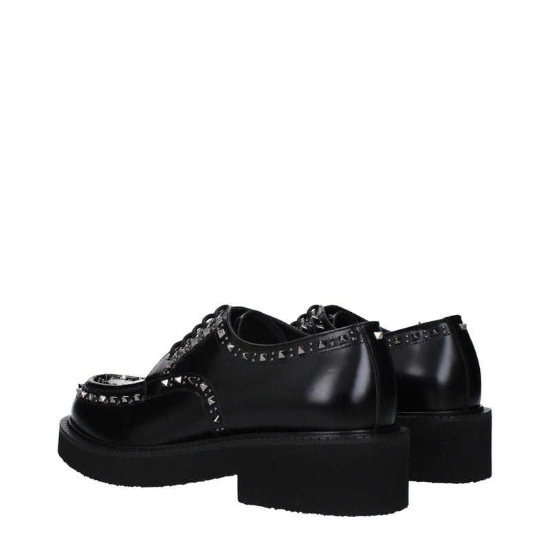 Valentino Garavani Oxfords en Cuir Noir - Élégance et Confort